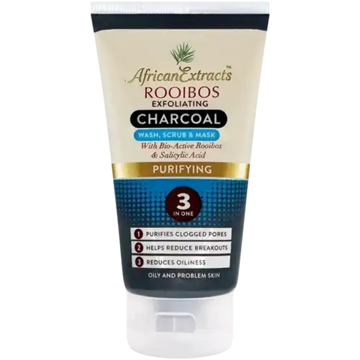 Checkers Sixty60 | African Extracts Rooibos Charcoal 3-In-1 Face