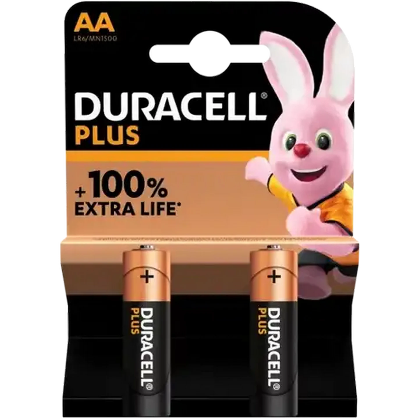 Image of Duracell Plus AA Alkaline Batteries 2-Pack