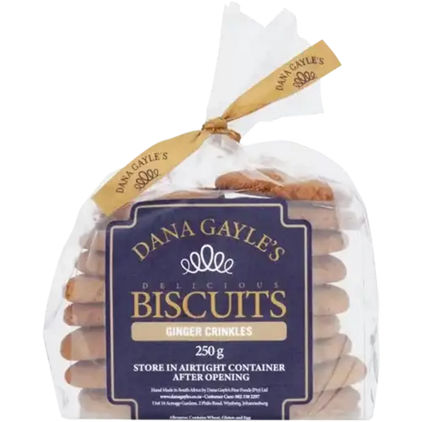 Checkers Sixty60 | Dana Gayle's Ginger Crinkles Biscuits 250g