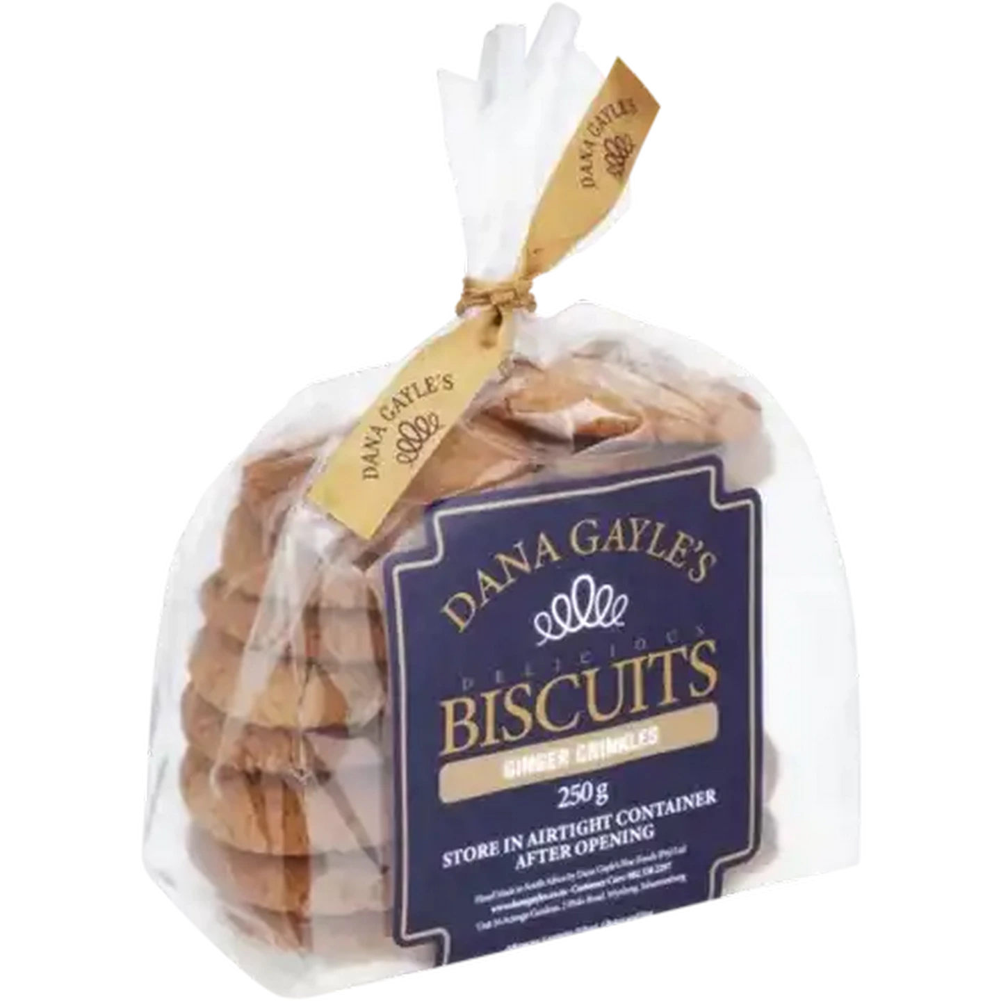 Checkers Sixty60 | Dana Gayle's Ginger Crinkles Biscuits 250g