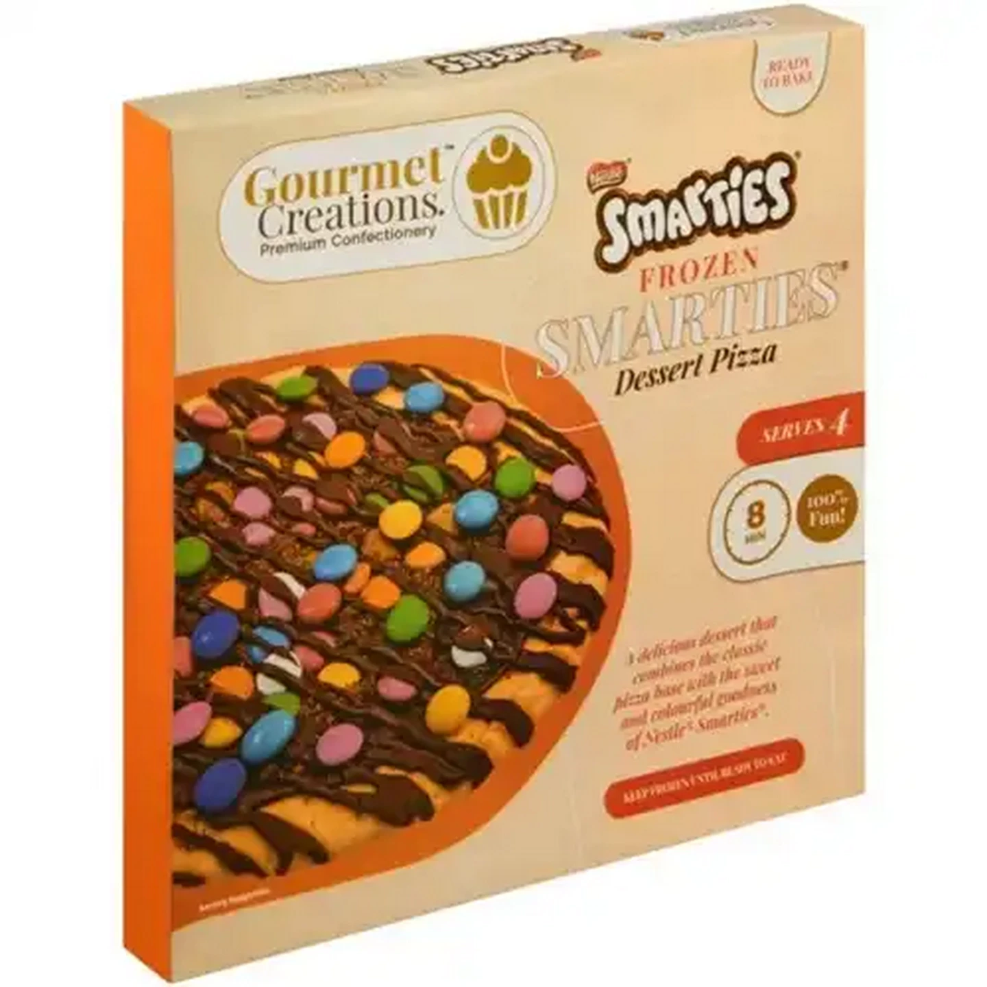 Image of Gourmet Creations Frozen Smarties Dessert Pizza 275g