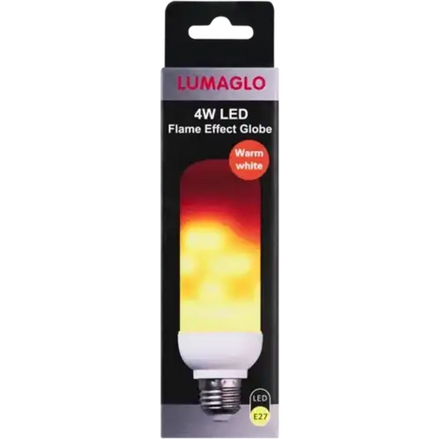 Image of Lumaglo LED Flame Screw-in Globe 4W
