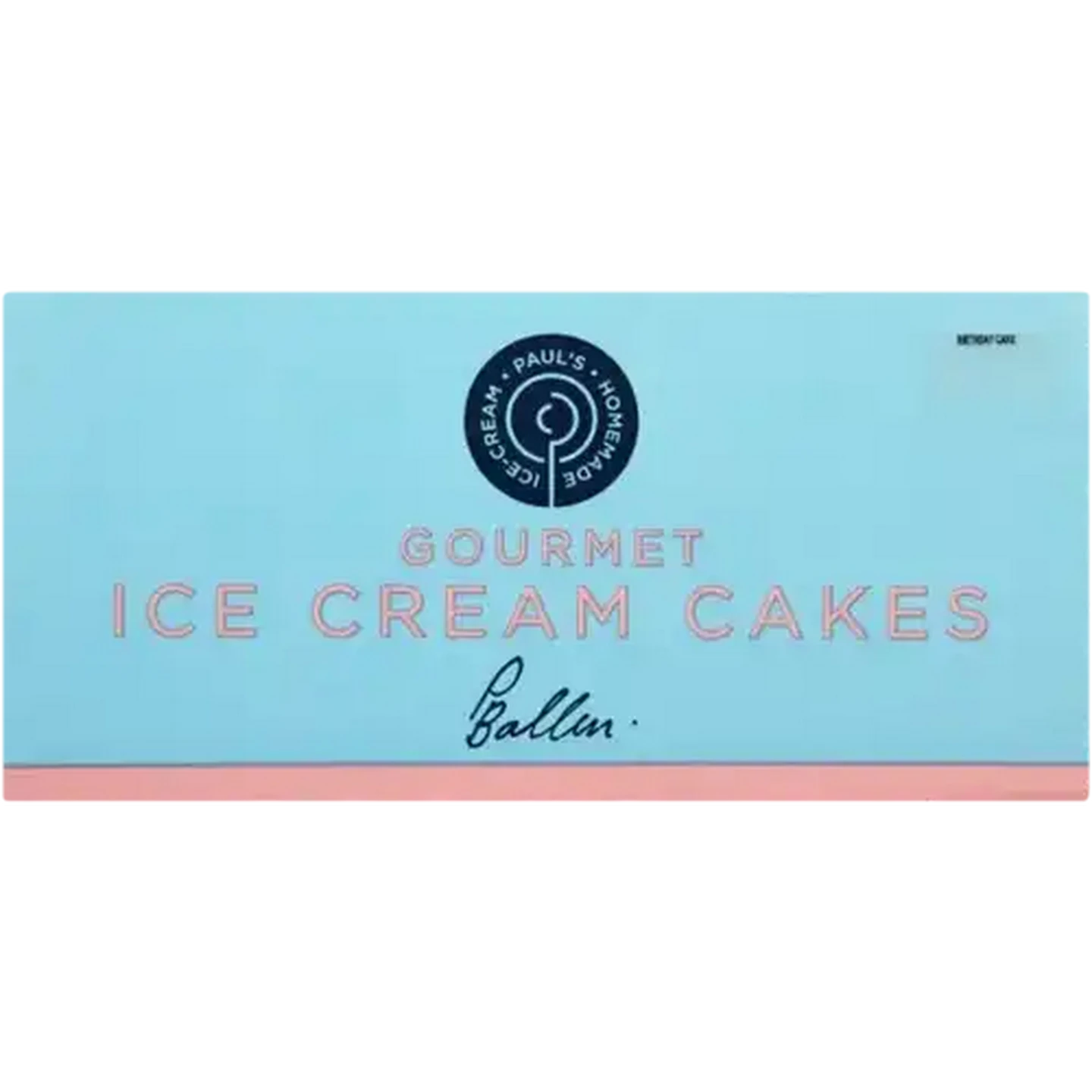 Image of Paul's Homemade Ice Cream Birthday Cake 1.2L