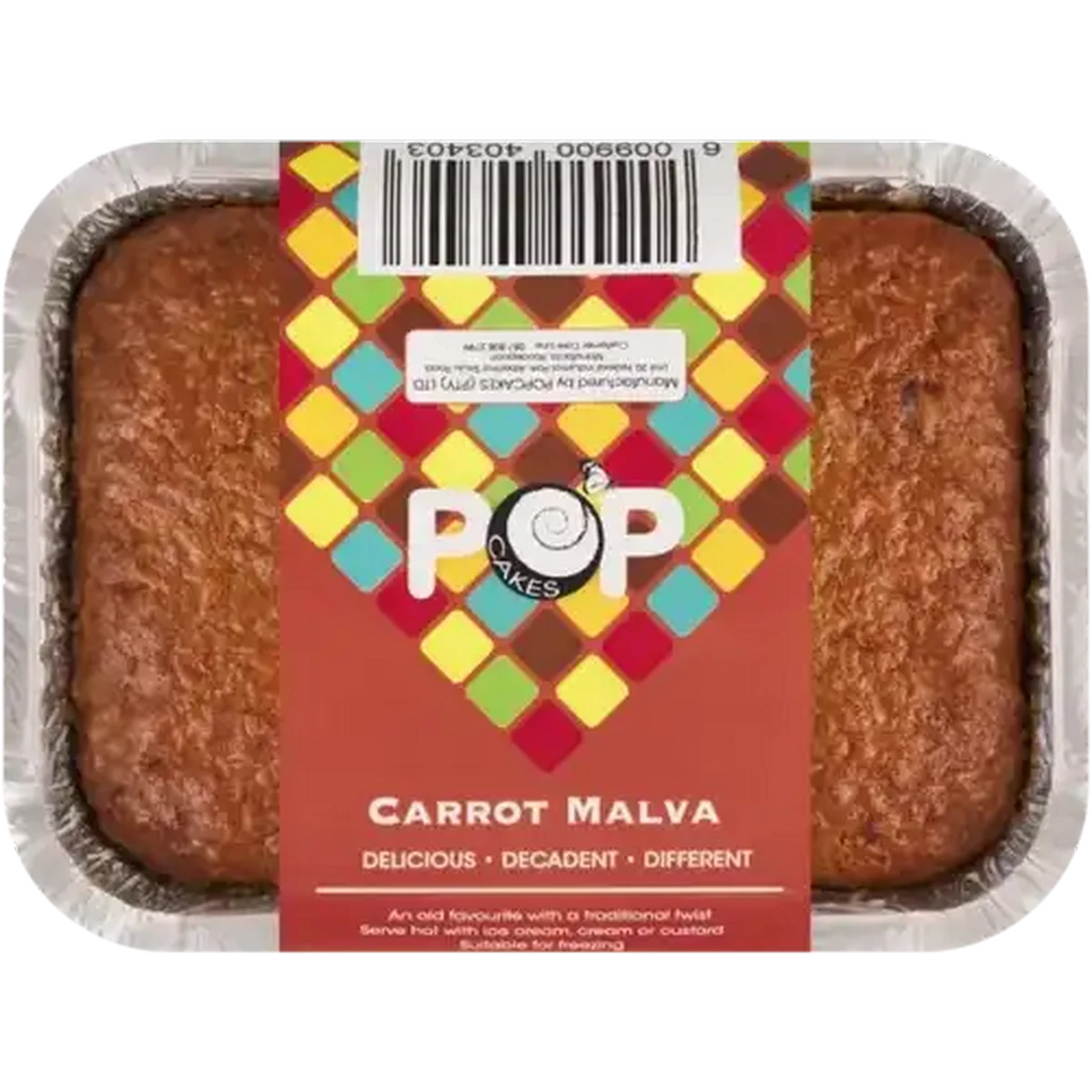 Checkers Sixty60 | Popcakes Carrot Malva Pudding 550g