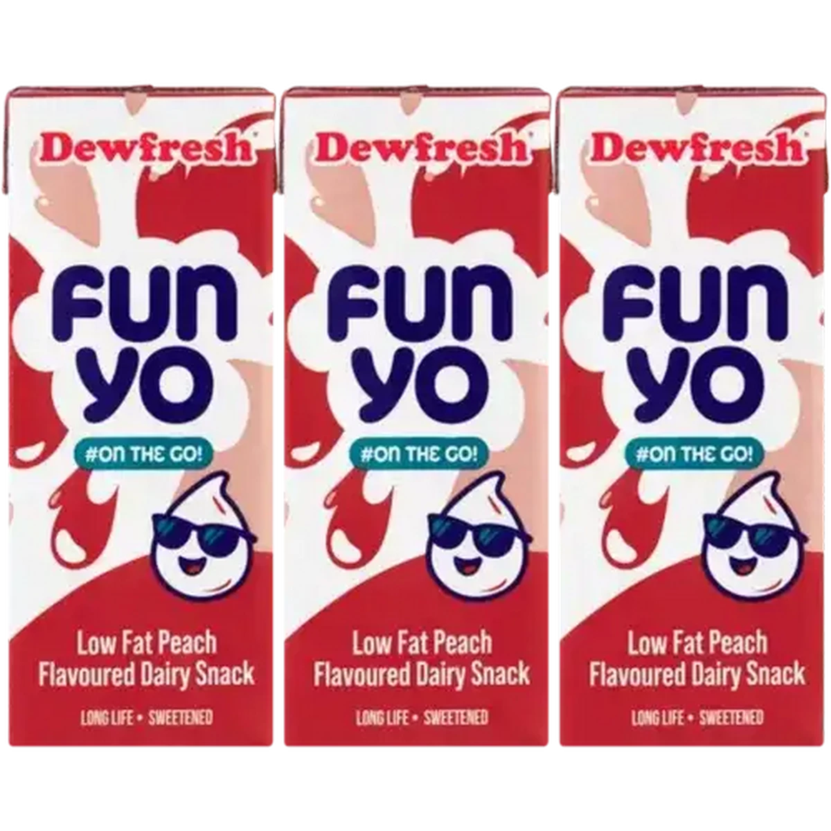 Checkers Sixty60 | Dewfresh FunYo Peach Flavoured Low Fat Dairy
