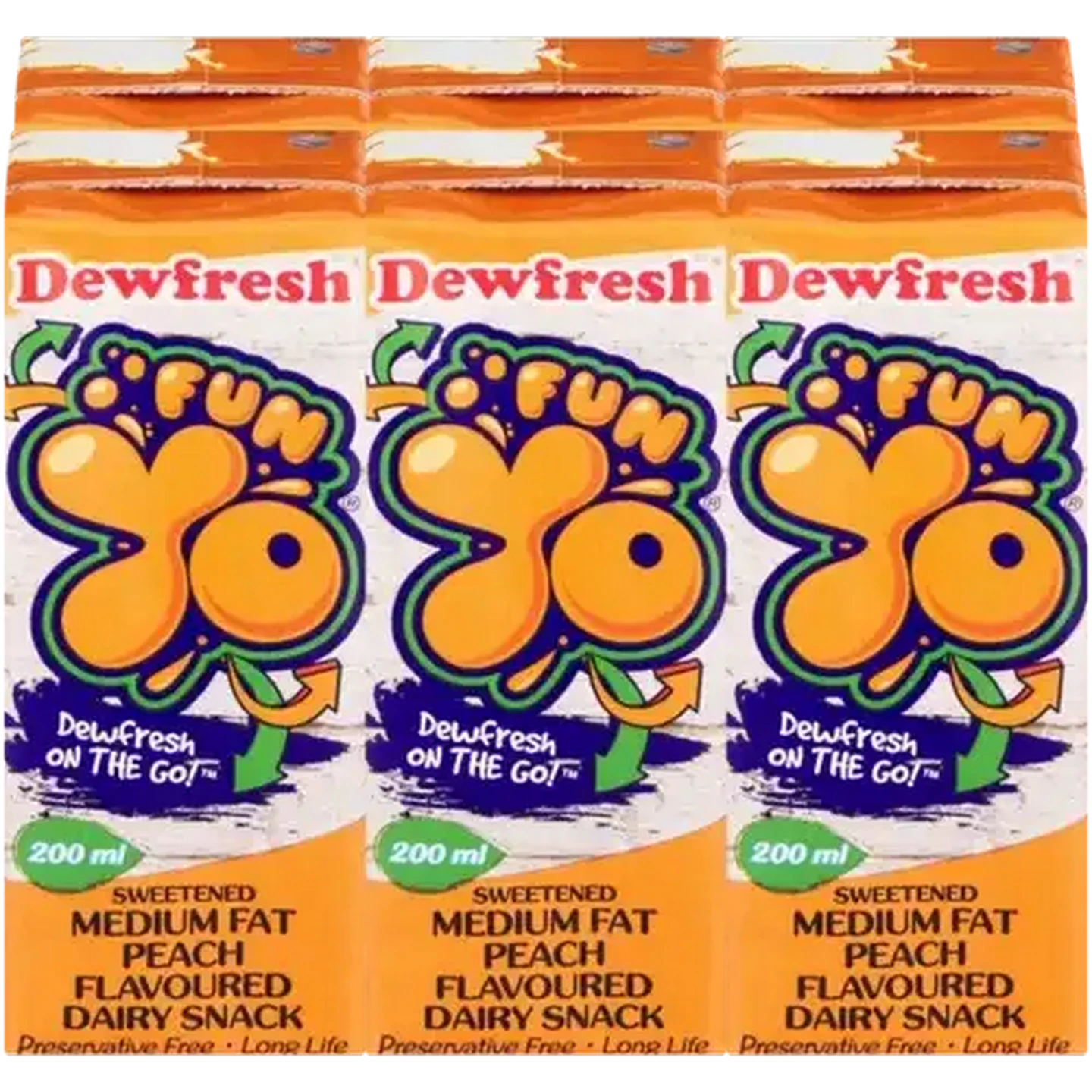 Checkers Sixty60 | Dewfresh FunYo Peach Flavoured Low Fat Dairy
