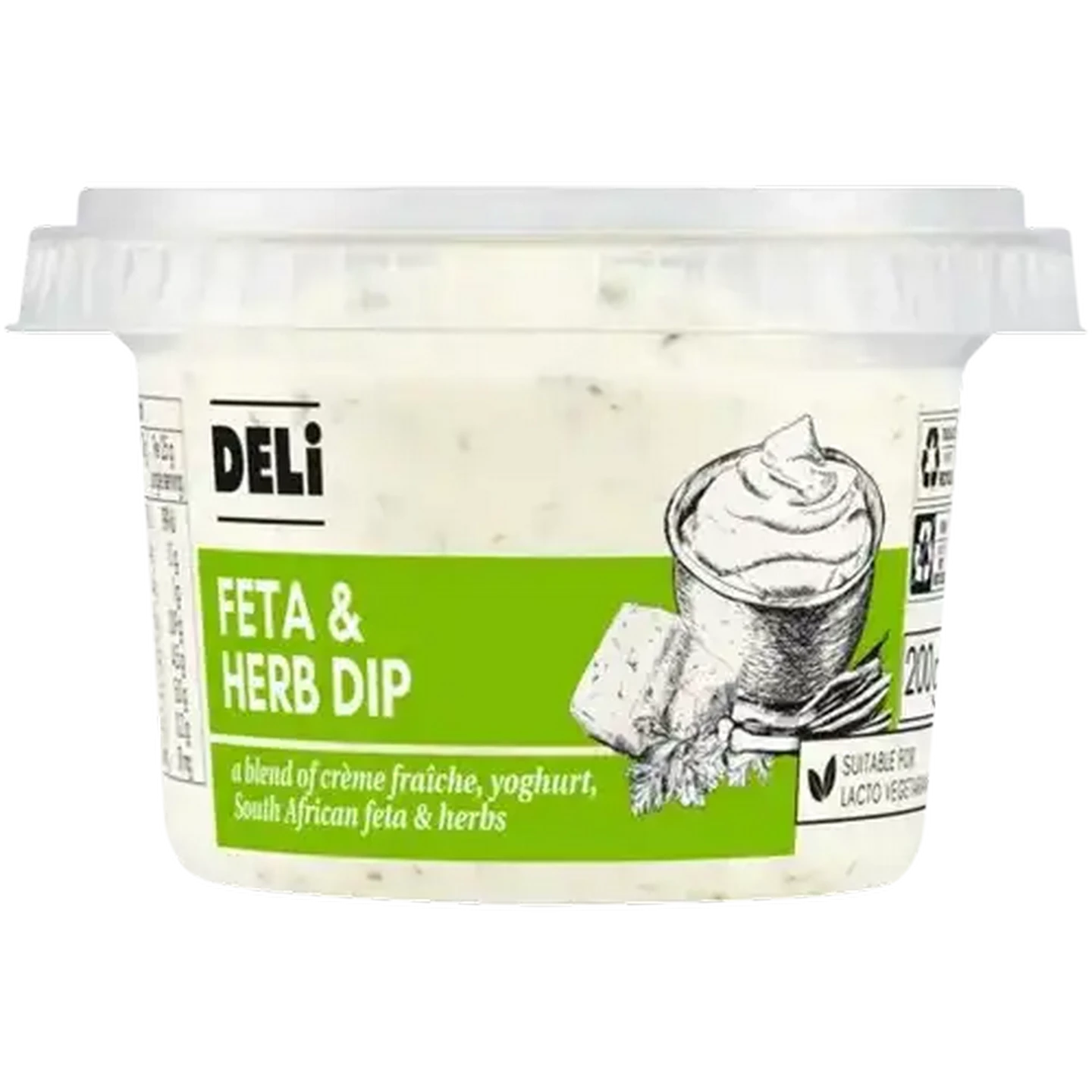 Image of Deli Feta & Herb Dip 200g