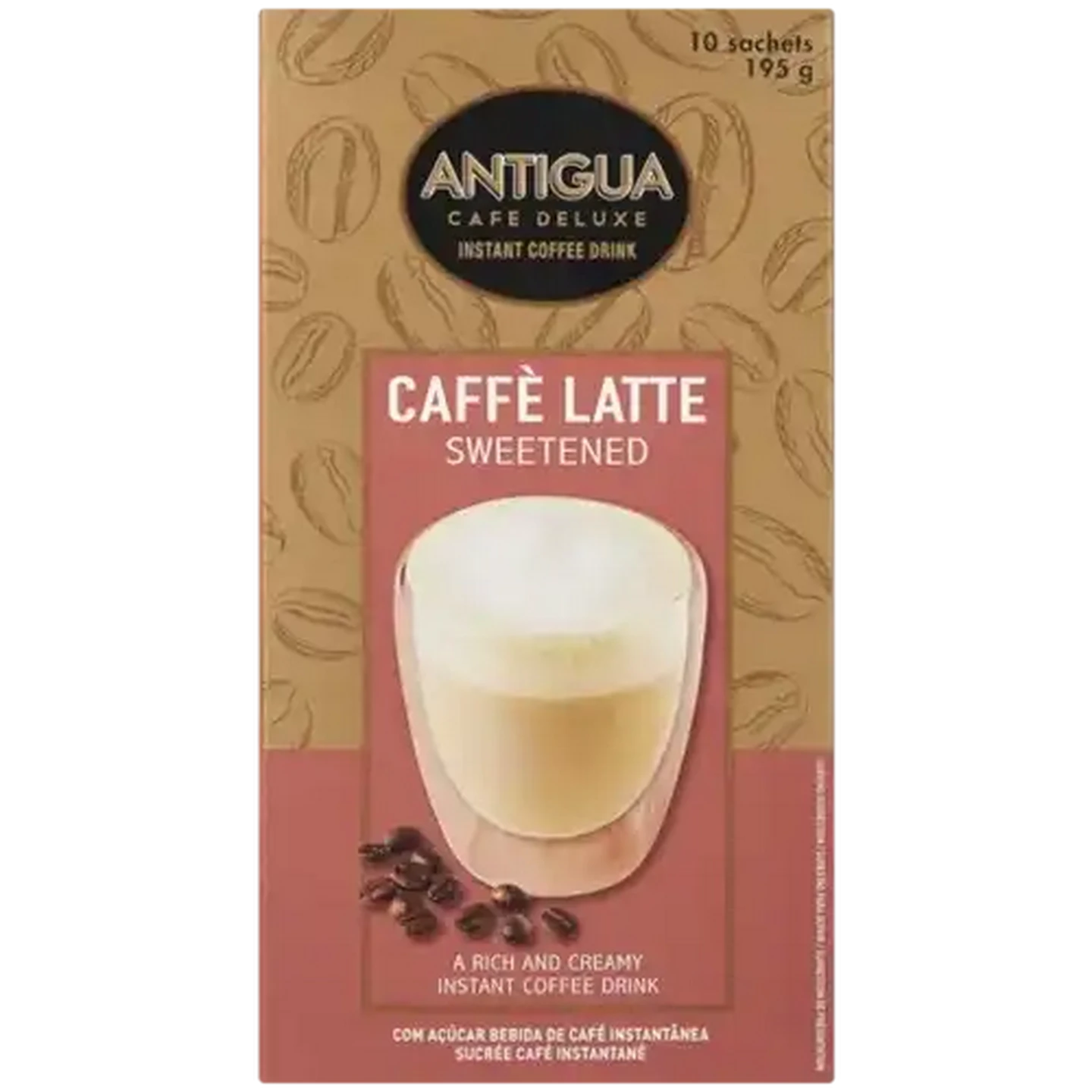 Checkers Sixty60 | Antigua Caffè Latte Instant Coffee Drink 10 x 19.5g