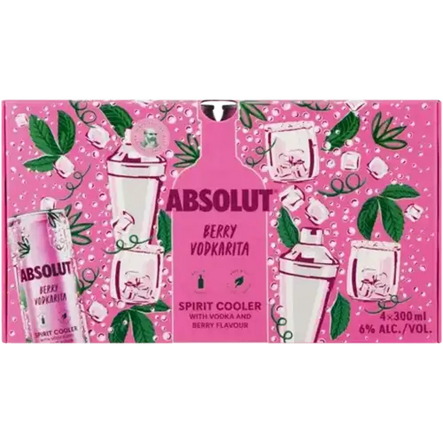 Checkers Sixty60 | Absolut Berry Vodkarita Spirit Cooler 4 x 300ml