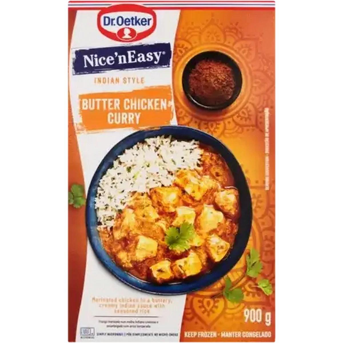 BURTER CHICKEN CURRY  Checkers Sixty60 | Dr. Oetker Nice'nEasy Frozen Butter Chicken