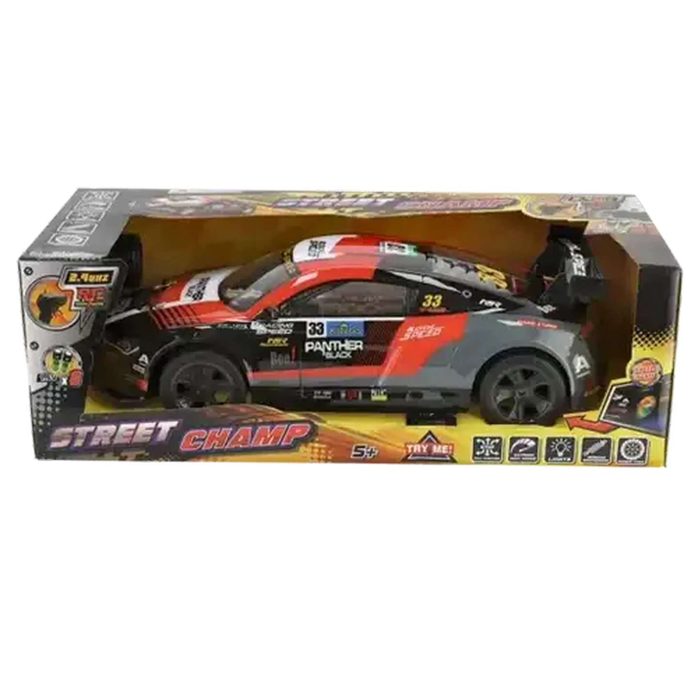 Checkers Sixty60 | Street Champ R/C Racer Car 1:10 (Colour May Vary)