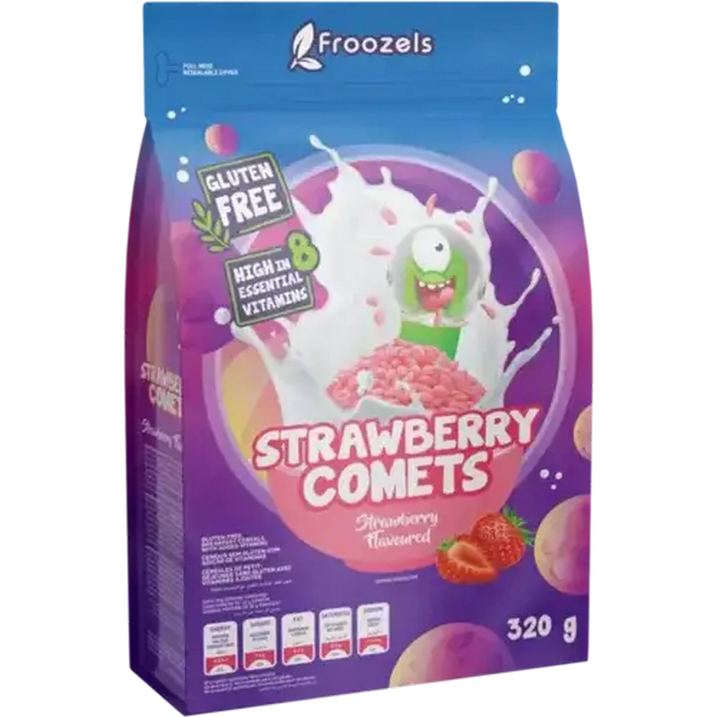 Checkers Sixty60 | Froozels Strawberry Comets Breakfast Cereal 320g