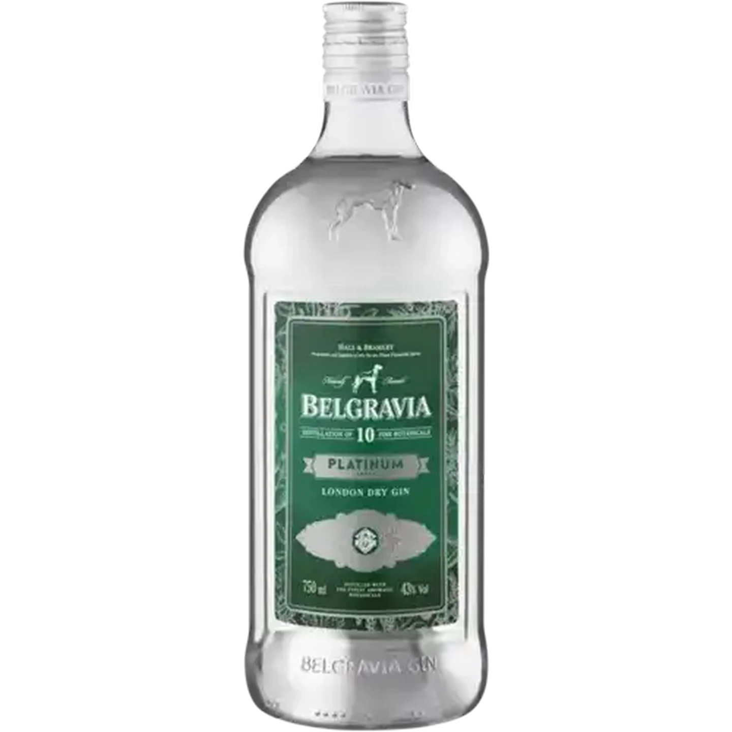 Image of Belgravia Platinum Label London Dry Gin Bottle 750ml