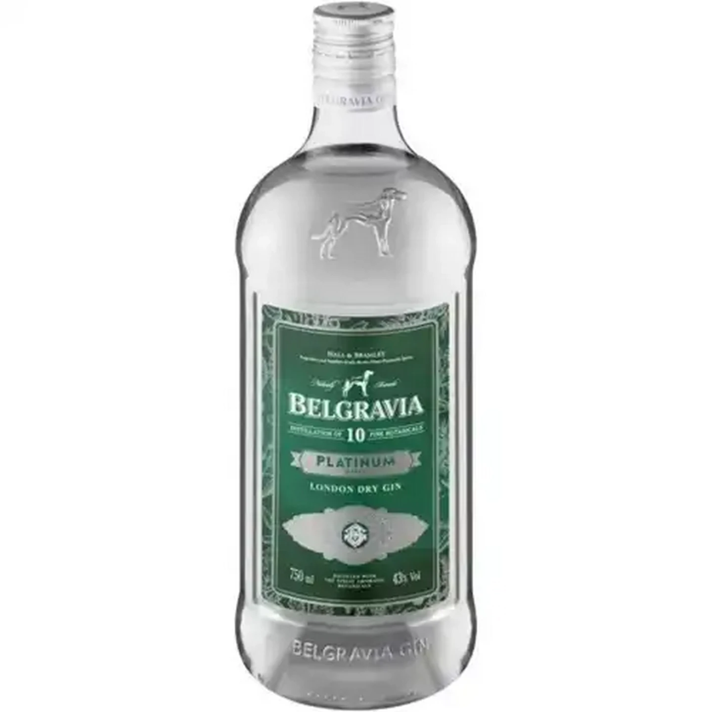 Image of Belgravia Platinum Label London Dry Gin Bottle 750ml