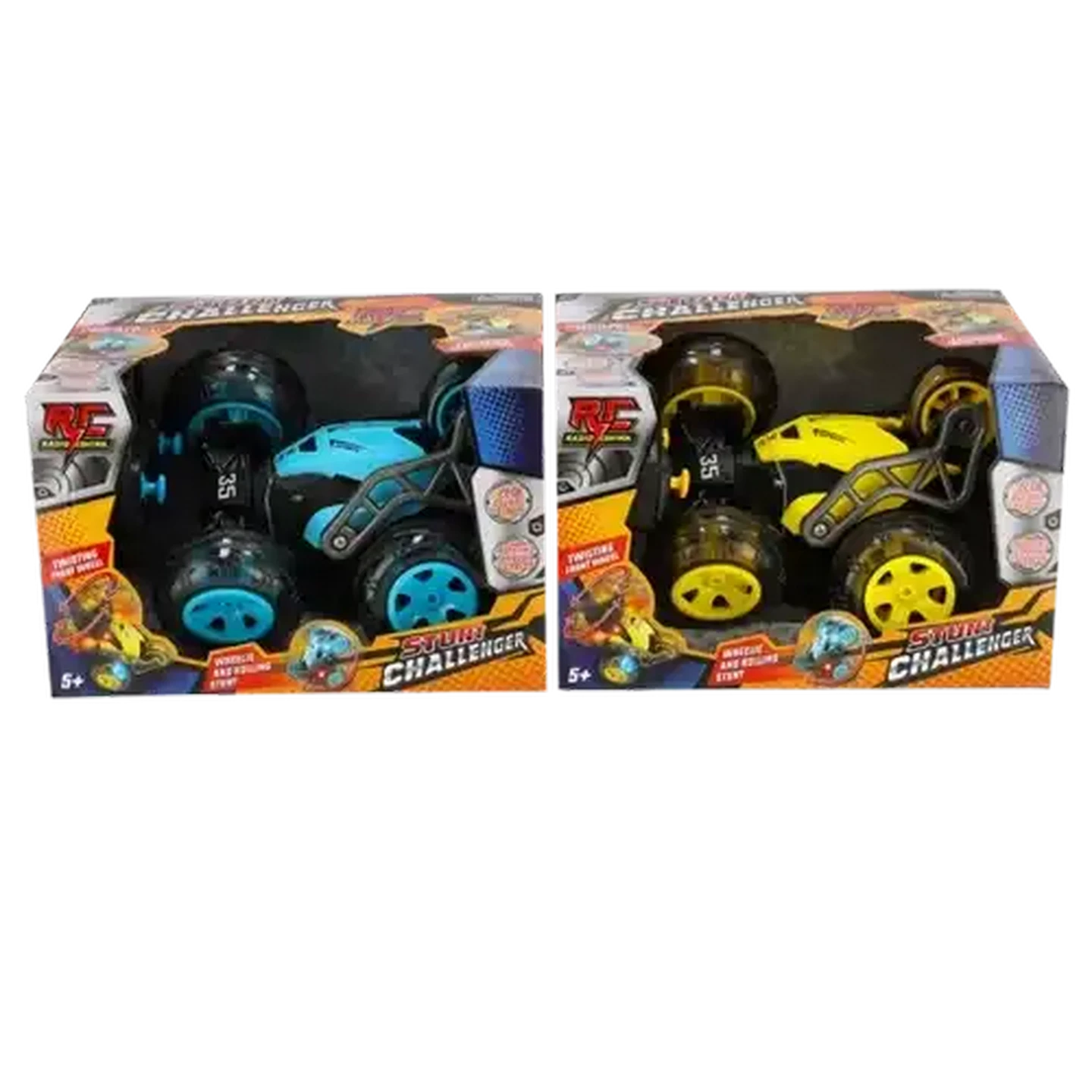 C-Challenger 黒 ラジコンカー Checkers Sixty60 | Stunt Challenger R/C Car (Type May Vary)