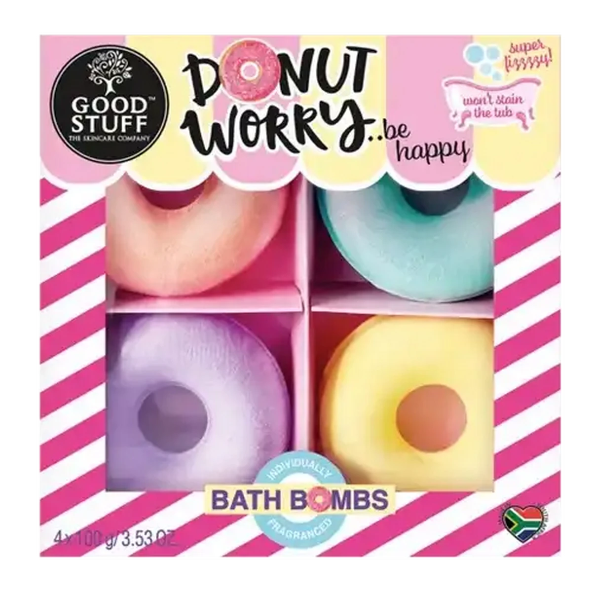 Checkers Sixty60 | Good Stuff Donut Worry Bath Bomb Gift Set 4 x 100g