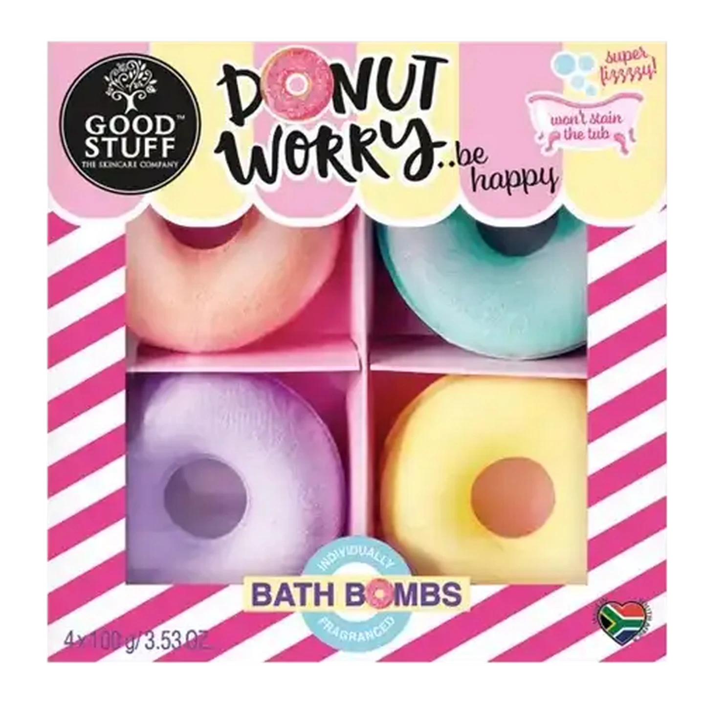 Checkers Sixty60 | Good Stuff Donut Worry Bath Bomb Gift Set 4 x 100g