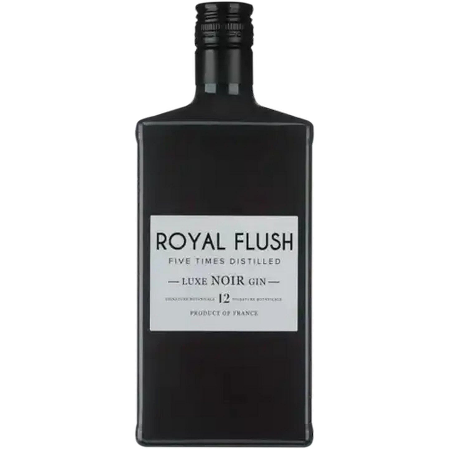 Image of Royal Flush Luxe Noir Gin Bottle 750ml