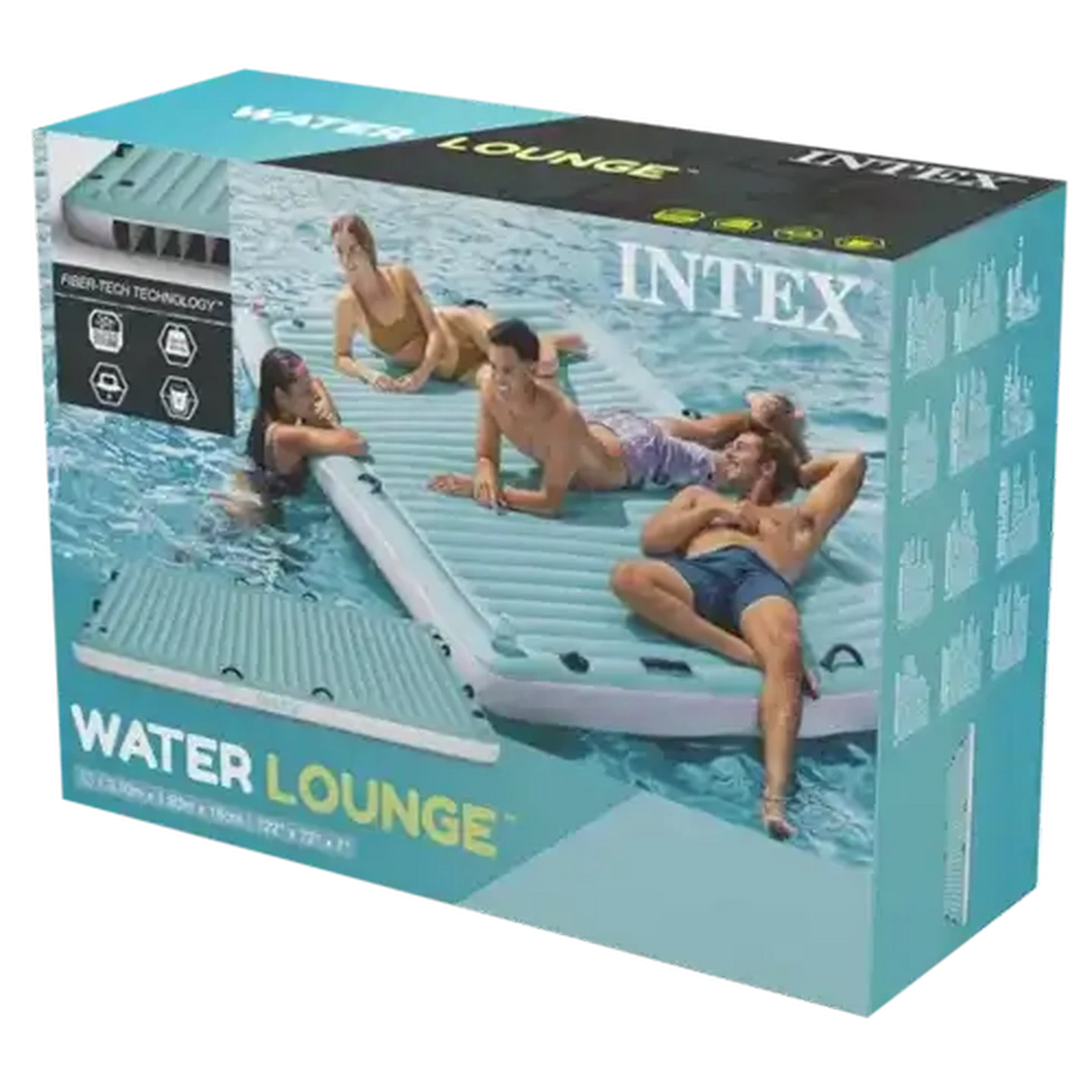 Image of Intex Inflatable Water Lounge 310x183x18cm