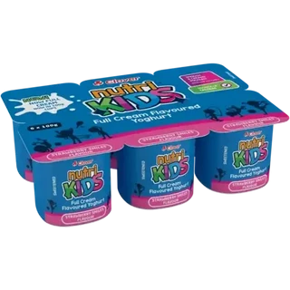 Checkers Sixty60 | Clover Nutrikids Assorted Full Cream Yoghurt 6