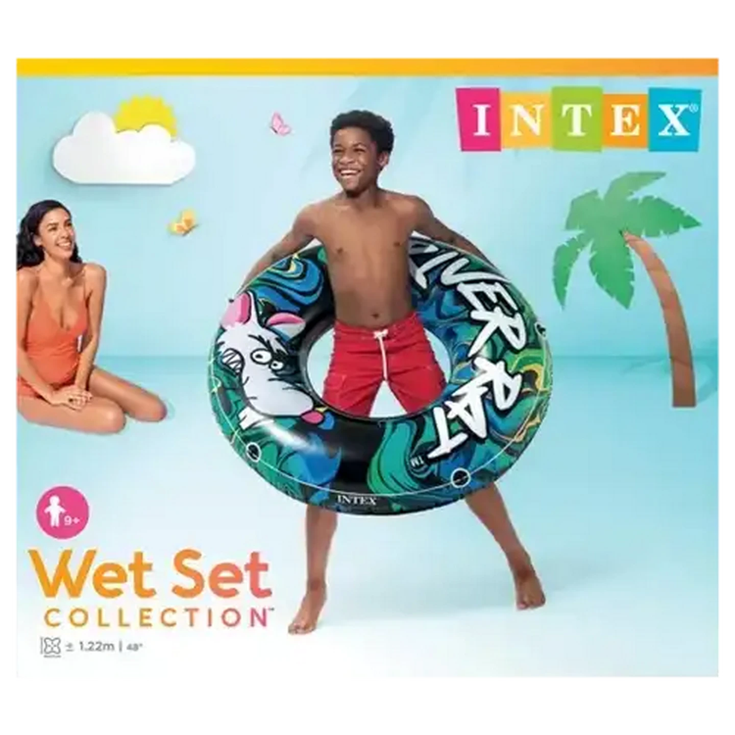 Image of Intex Inflatable River Rat Tube 122cm