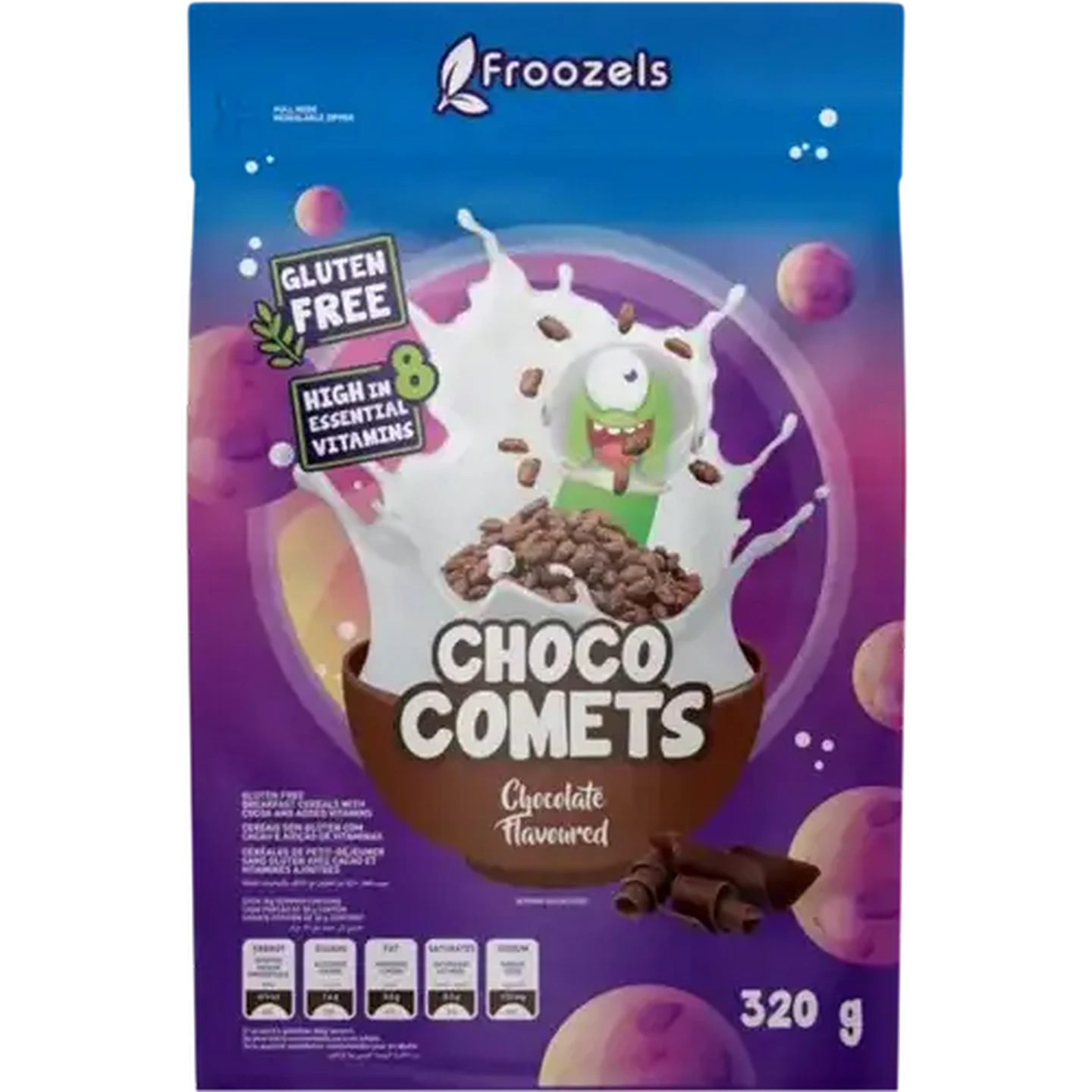 Shoprite ZA | Froozels Choco Comets Breakfast Cereal 320g