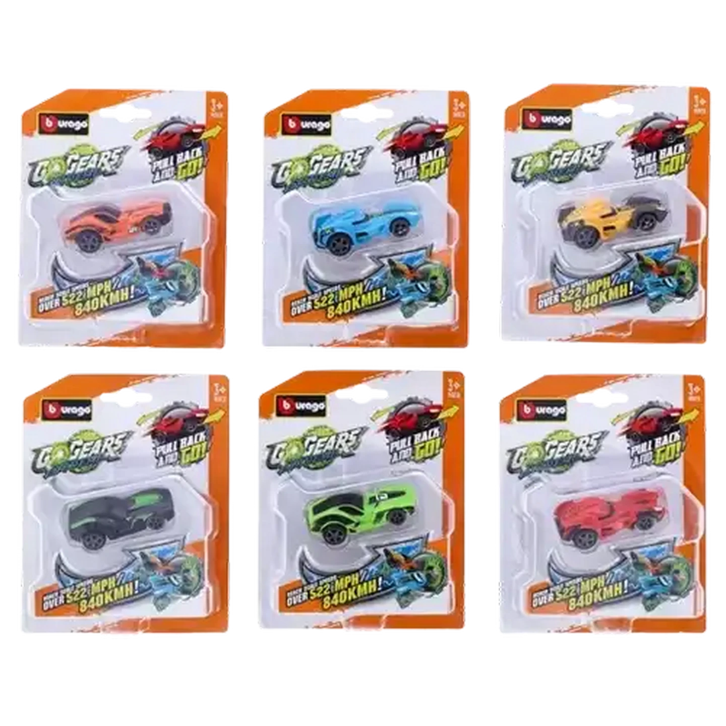 Checkers Sixty60 | Bburago Go Gears Extreme Pull Back & Go Car