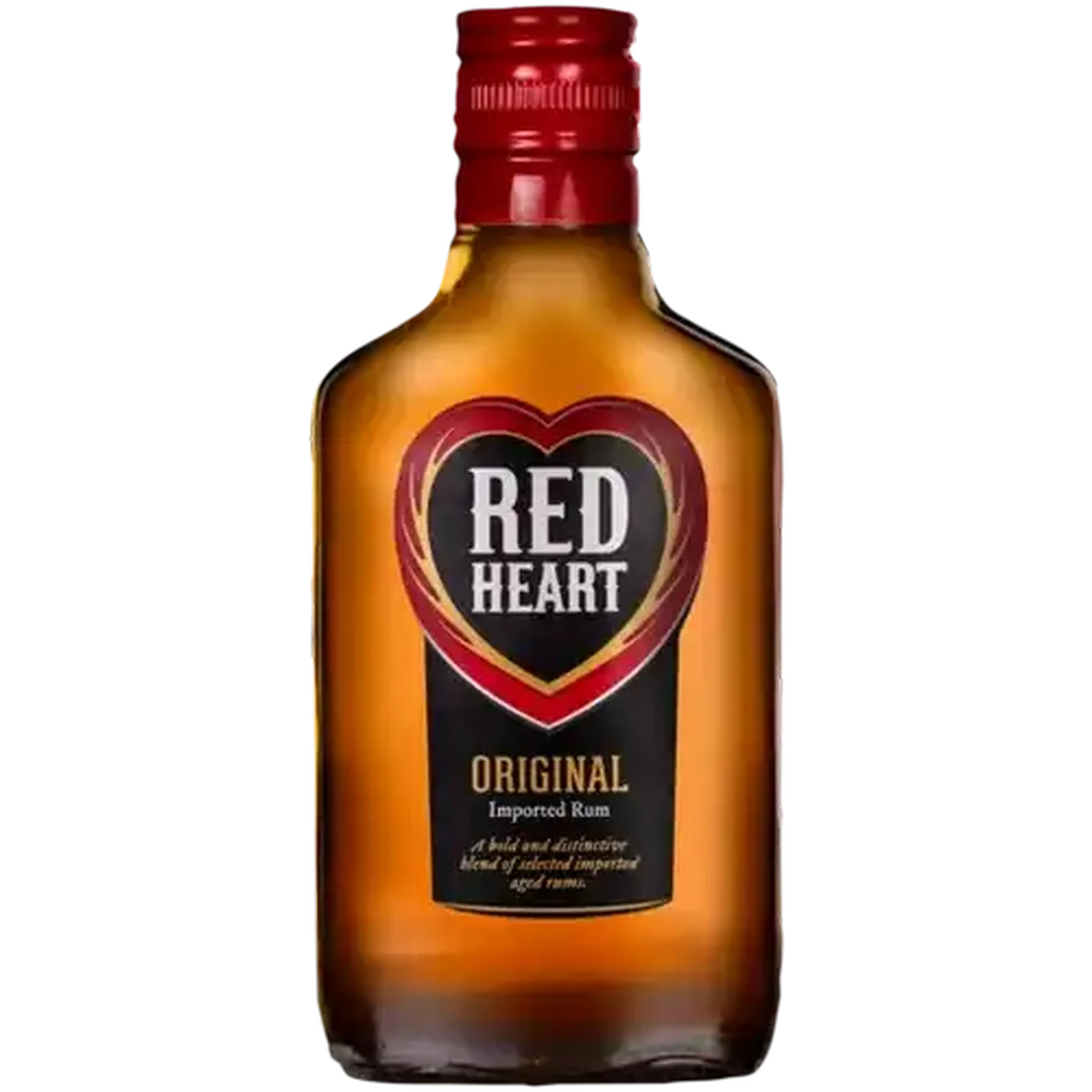 Image of Red Heart Original Imported Rum Bottle 200ml