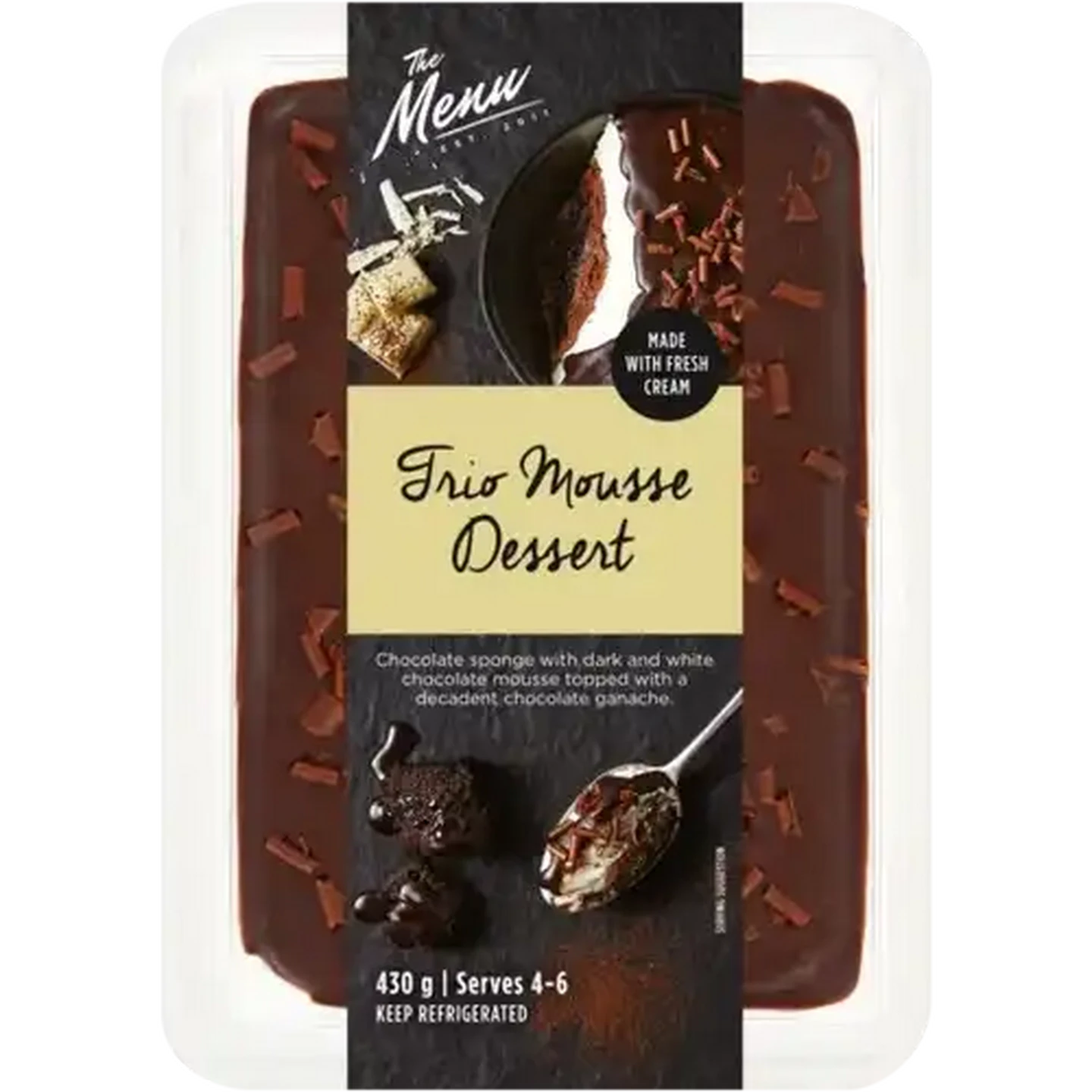 Moistane 3本セット Checkers Sixty60 | The Menu Trio Mousse Dessert 430g