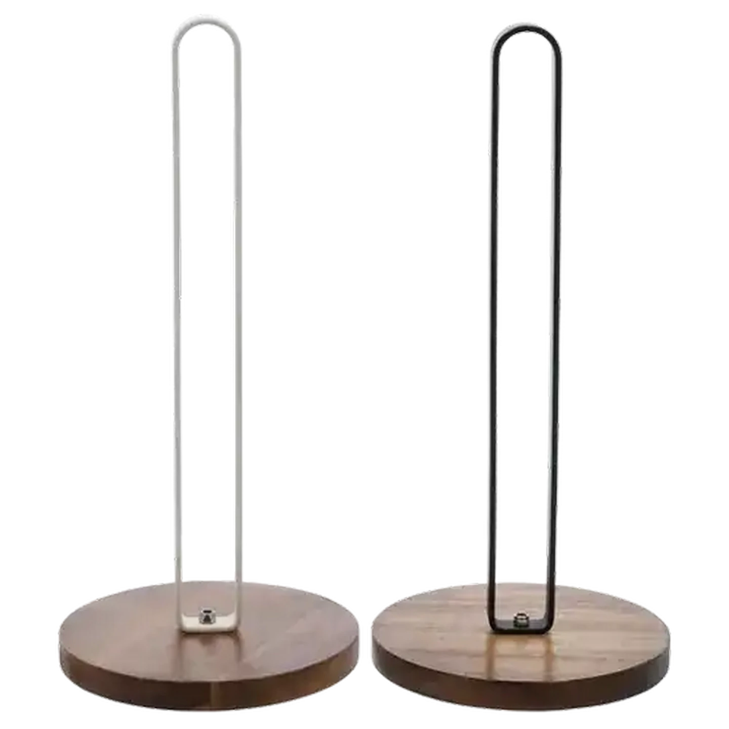 Image of Iron & Wood Kitchen Towel Holder (Colour May Vary)