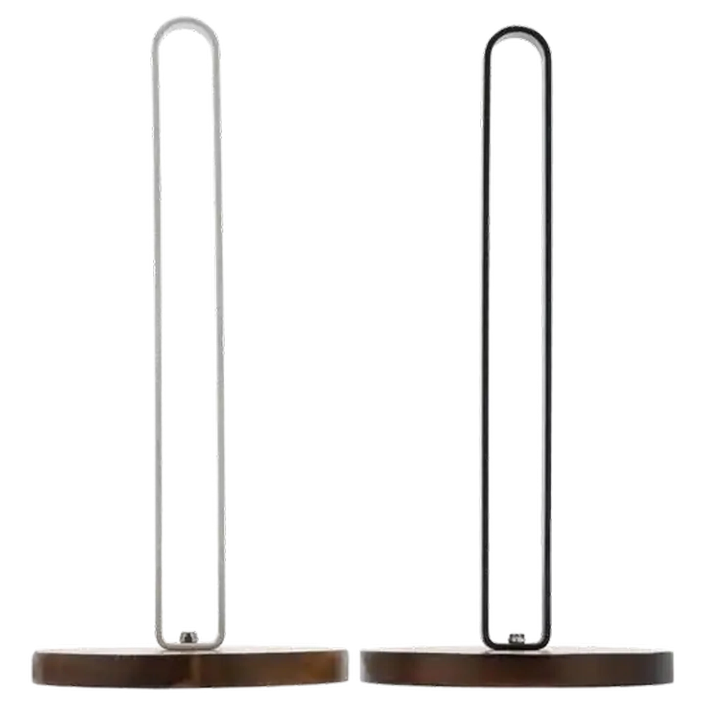 Image of Iron & Wood Kitchen Towel Holder (Colour May Vary)