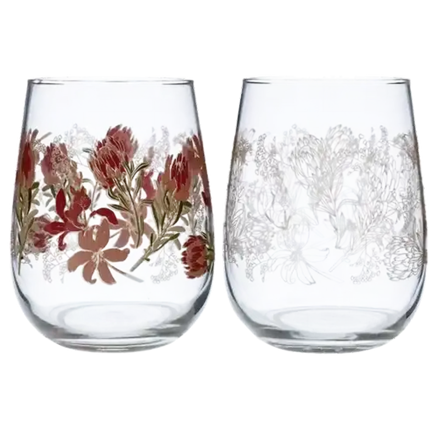 Checkers Sixty60 | Protea Gold & Pink Gaia Glass Single (Design
