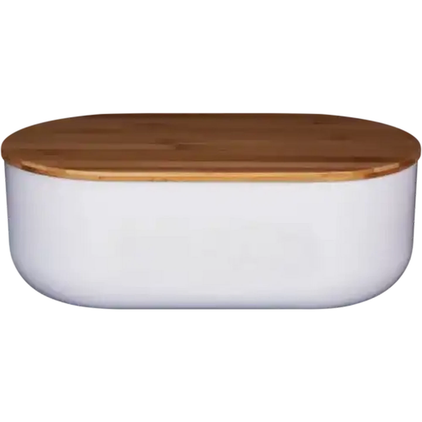 Checkers Sixty60 | Embossed White Bread Tin with Bamboo Lid