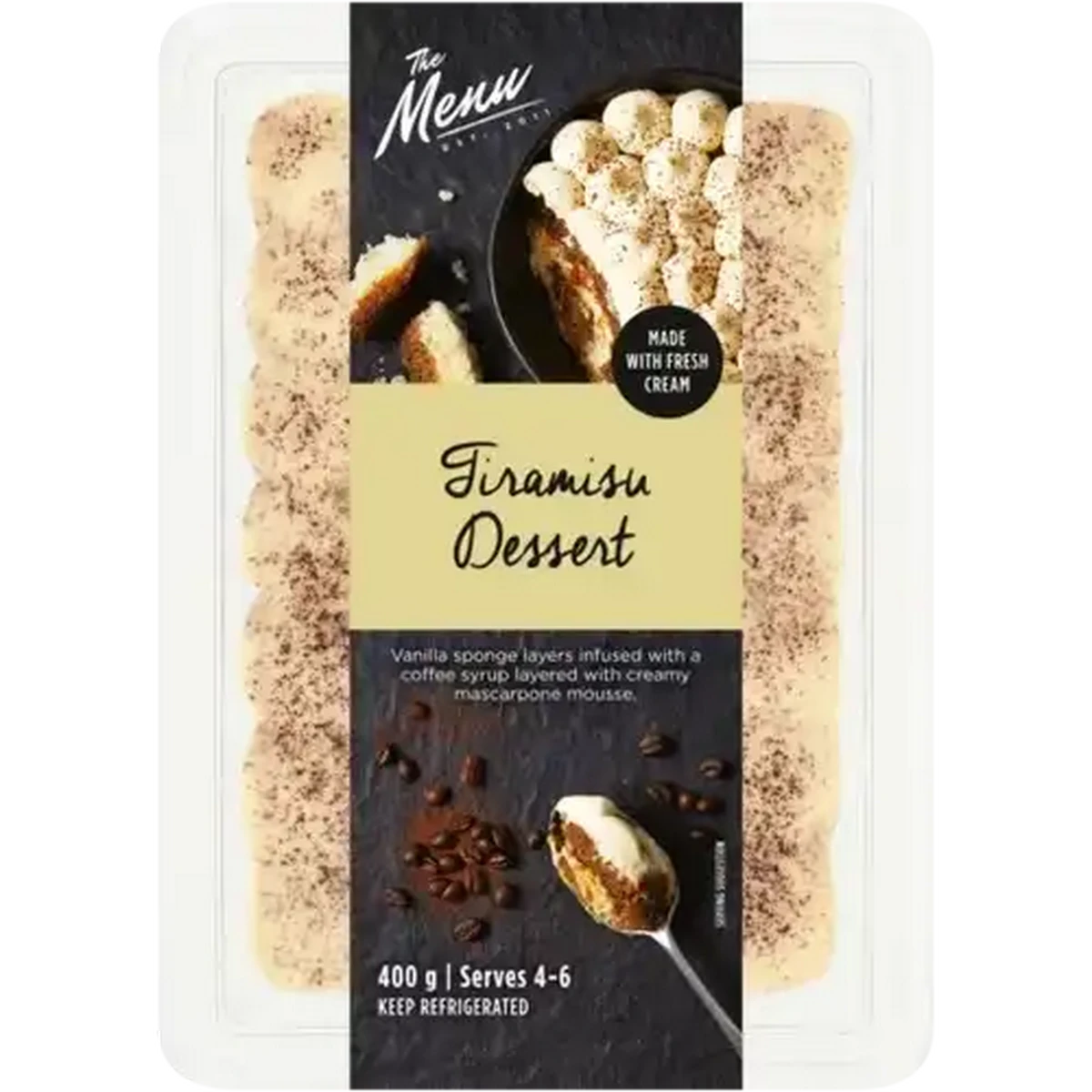 Checkers Sixty60 | The Menu Tiramisu Dessert 400g