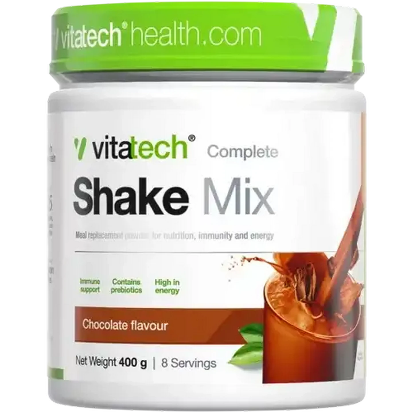 Image of Vitatech Chocolate Flavour Complete Shake Mix 400g