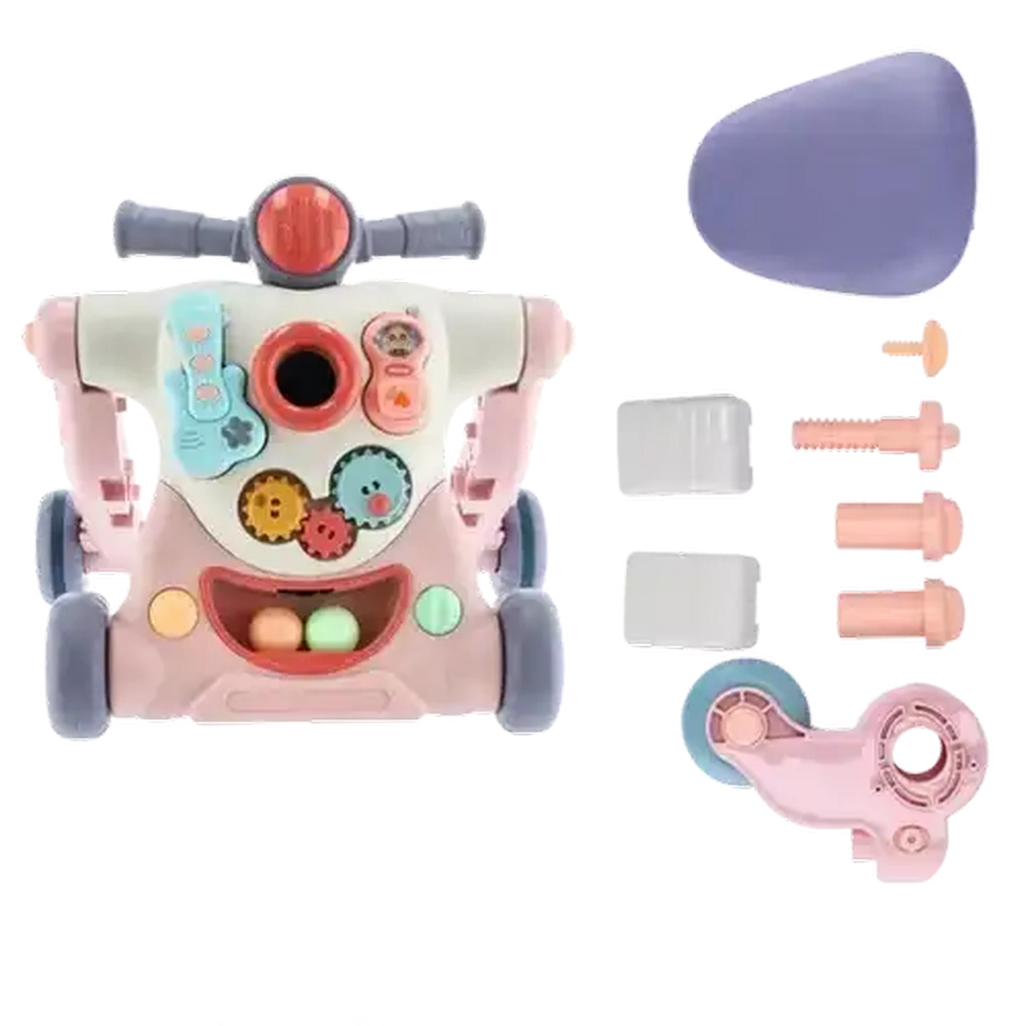Image of Jolly Tots 4-in-1 Girl Buddy Walker