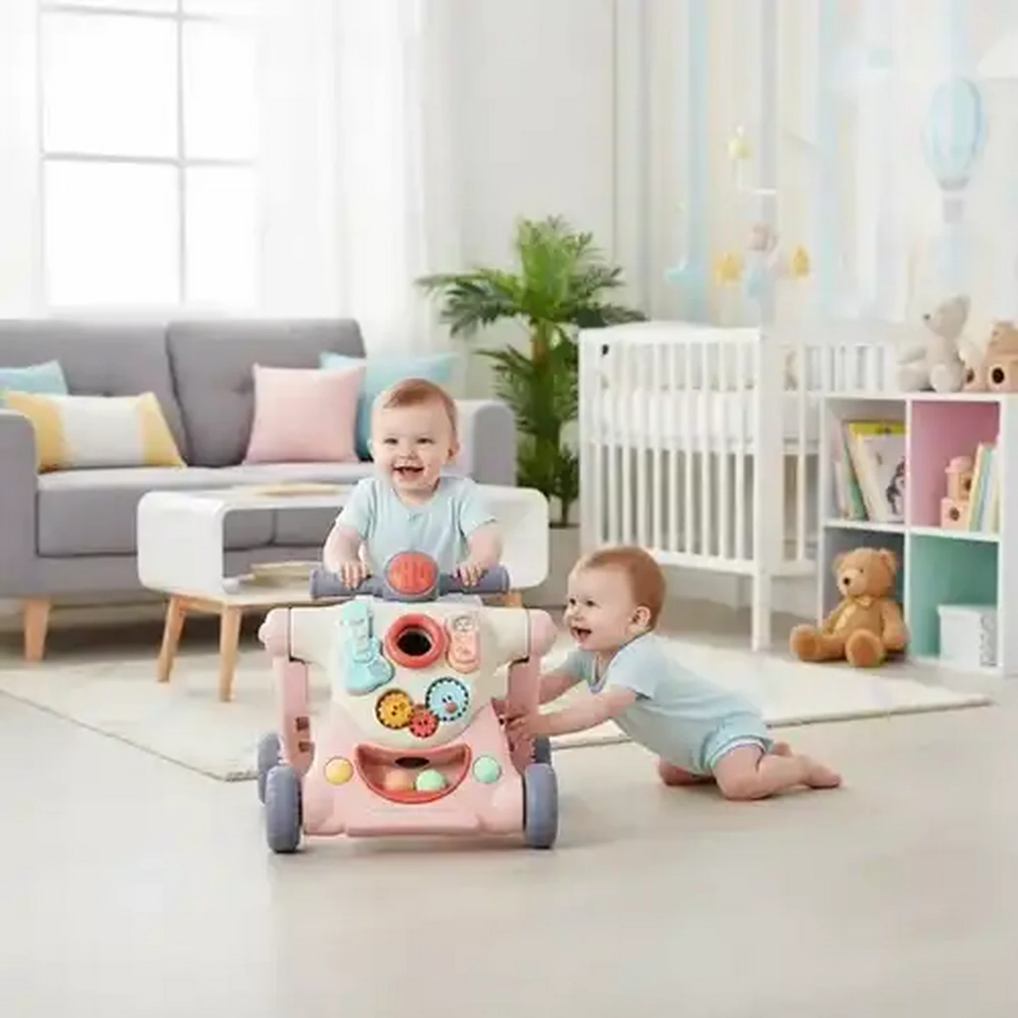 Image of Jolly Tots 4-in-1 Girl Buddy Walker