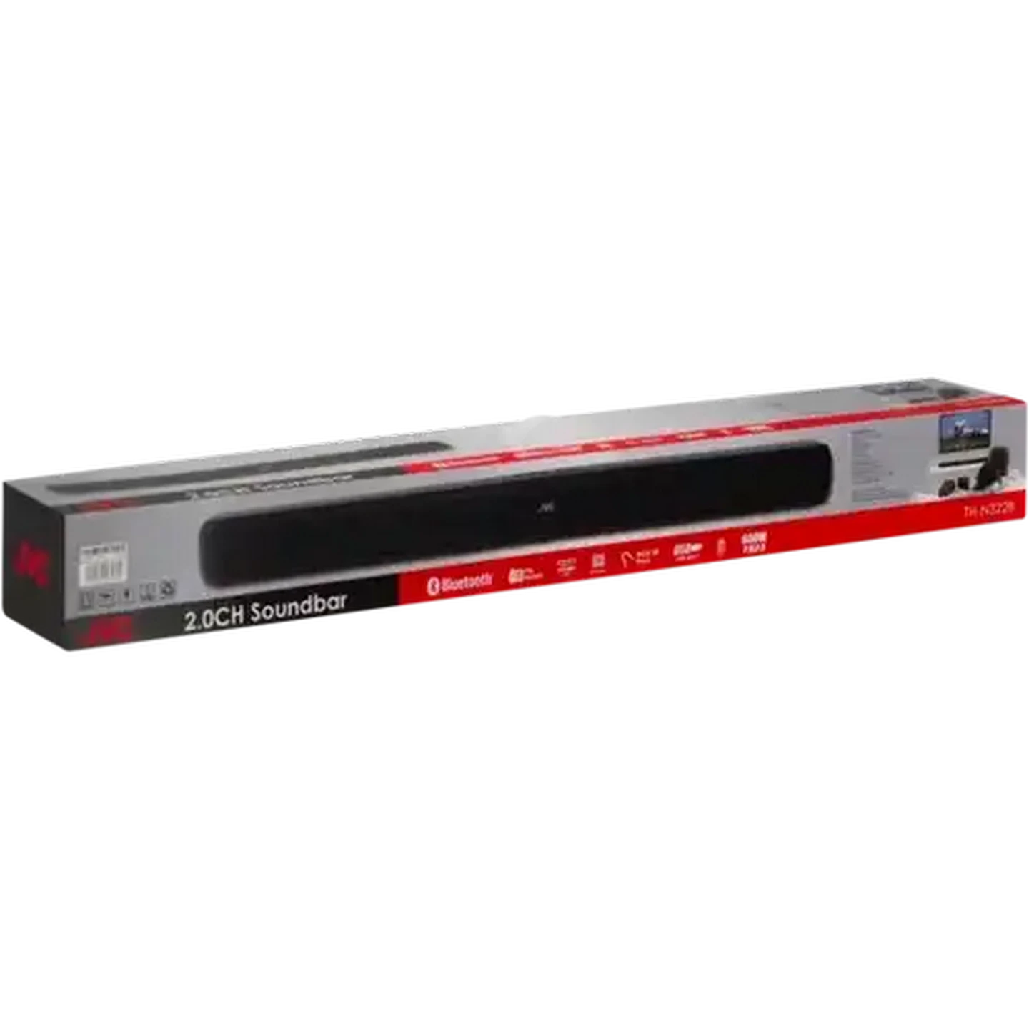Image of JVC Black 2.0CH Soundbar 30W TH-N322B