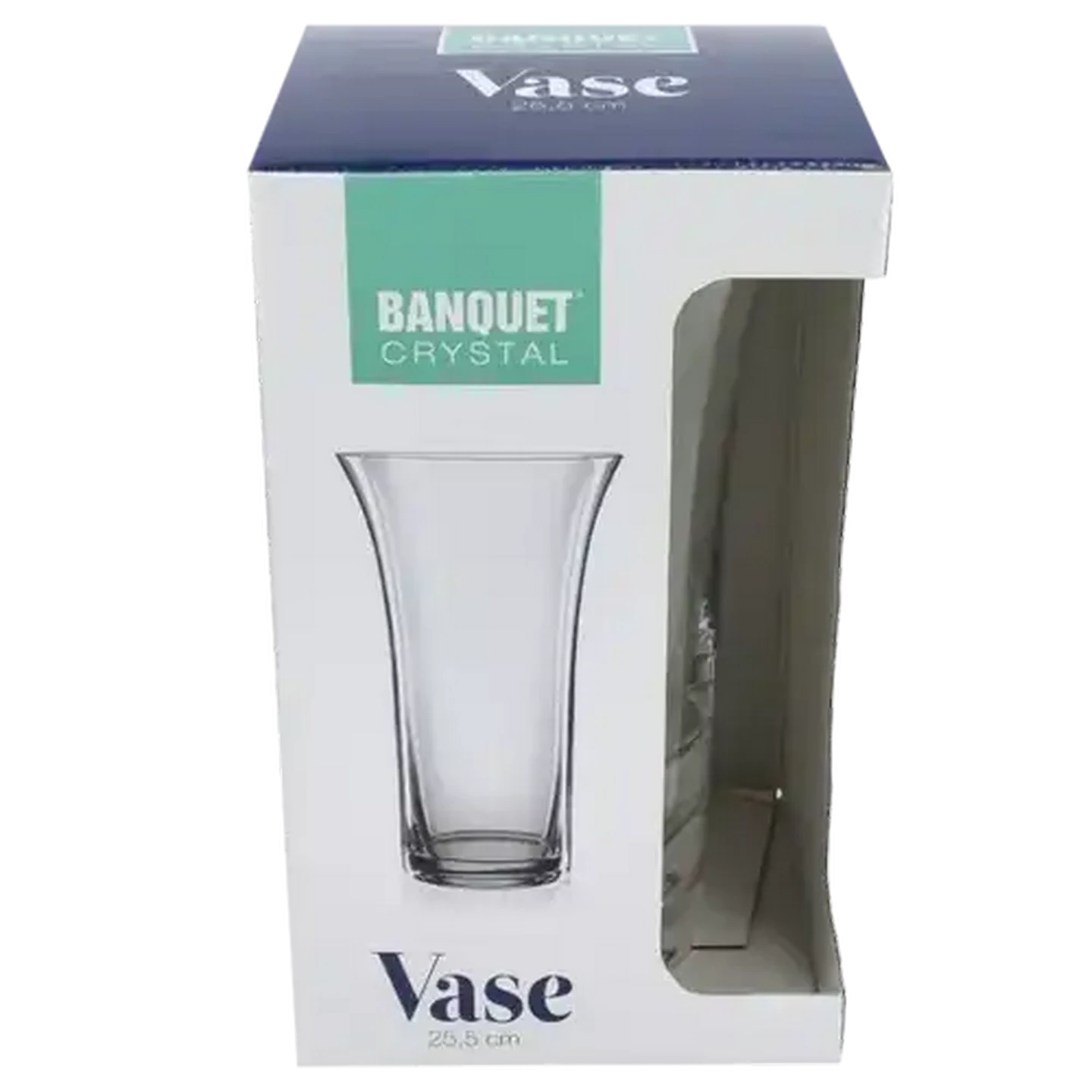 Image of Banquet Crystal Glass Vase 25.5cm
