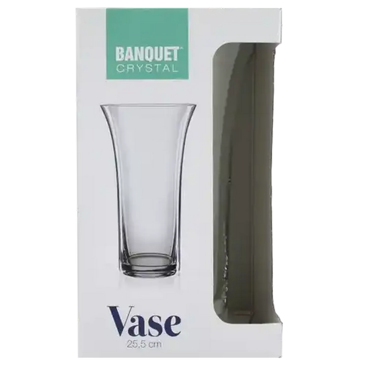 Image of Banquet Crystal Glass Vase 25.5cm