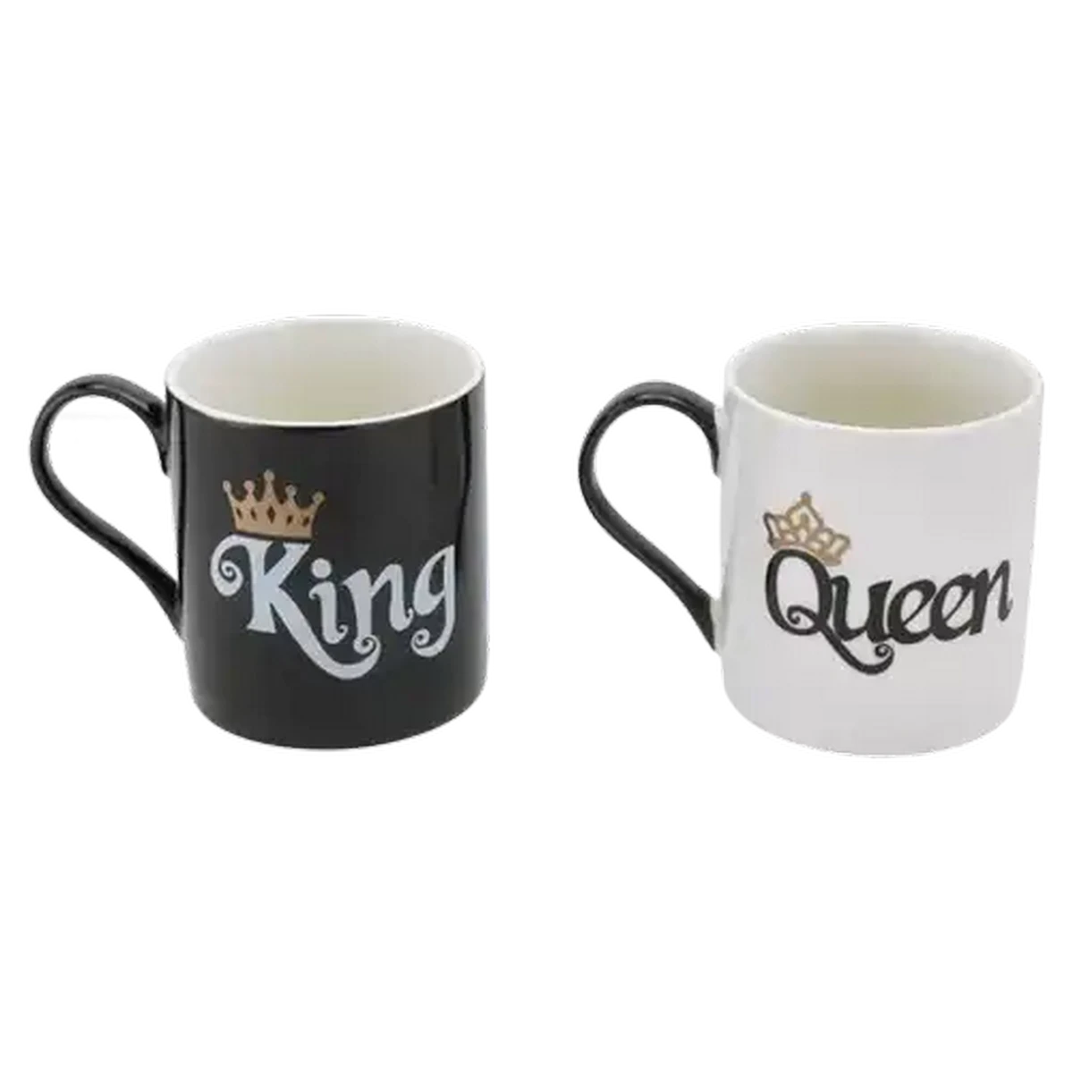 白黒2枚セットwerthy ASYMMETRY TANK(Cup in) Checkers Sixty60 | King & Queen Coffee Mug 400ml 2-Pack