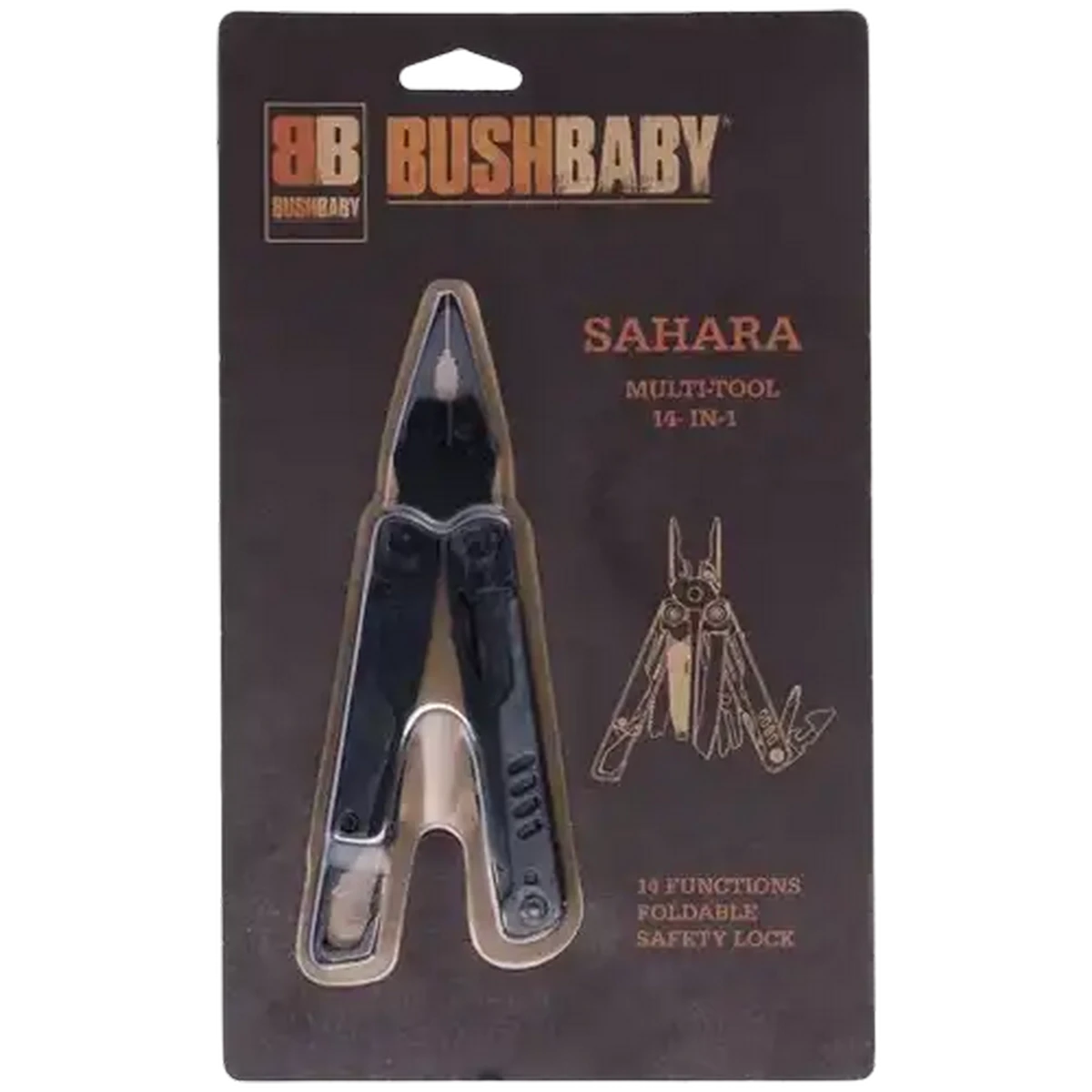 Checkers Sixty60 | Bush Baby Black Sahara 14-in-1 Multi-Tool
