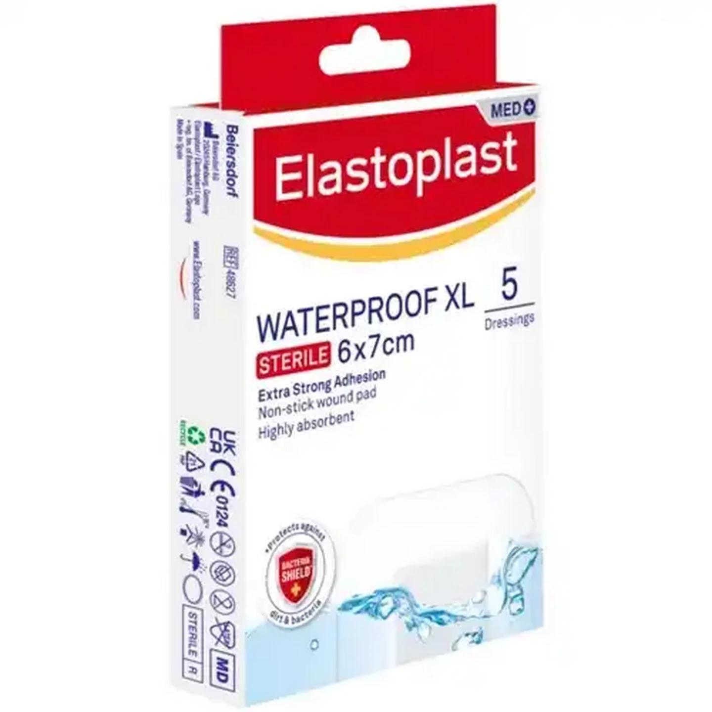 Image of Elastoplast XL Waterproof Dressings 5 Pack