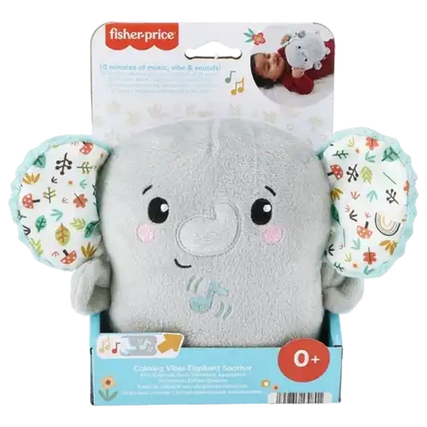 Image of Fisher-Price Calm Vibes Soother Elephant 0 Months+