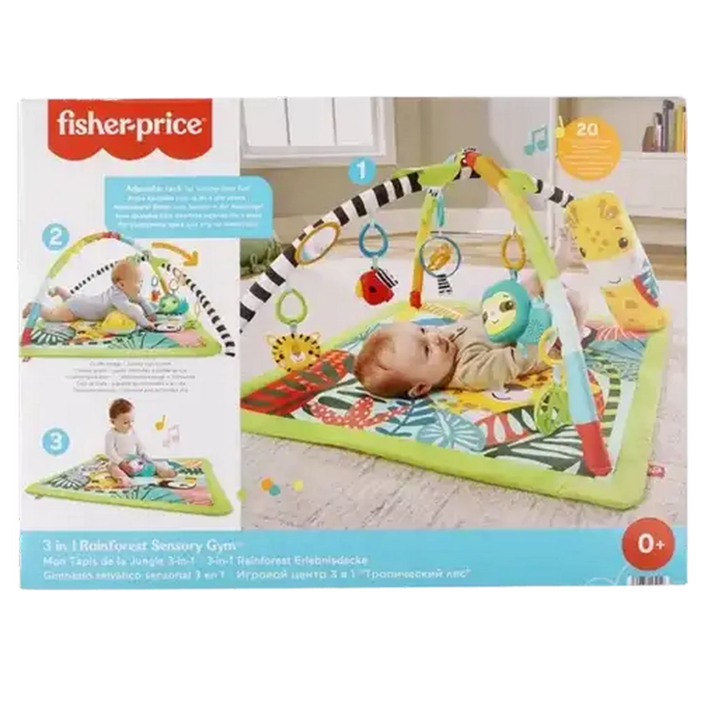 Image of Fisher-Price Rainforest Playmat 0 Months+