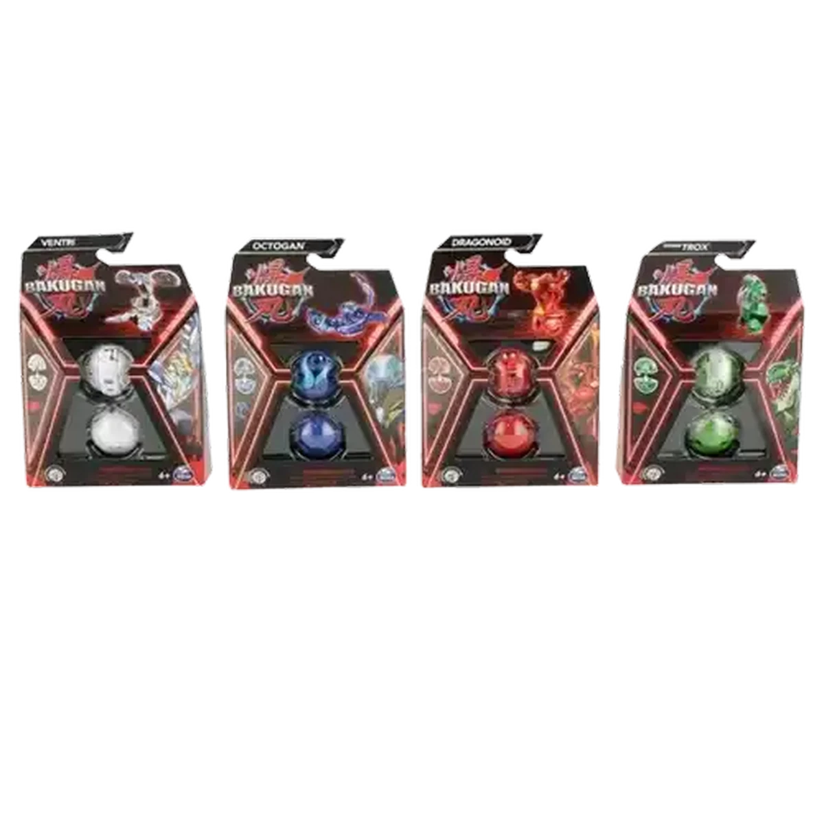 BATTLE CLIMAXX!   ハシフカーン Checkers Sixty60 | Bakugan Series 6 Core Figure (Type May Vary)