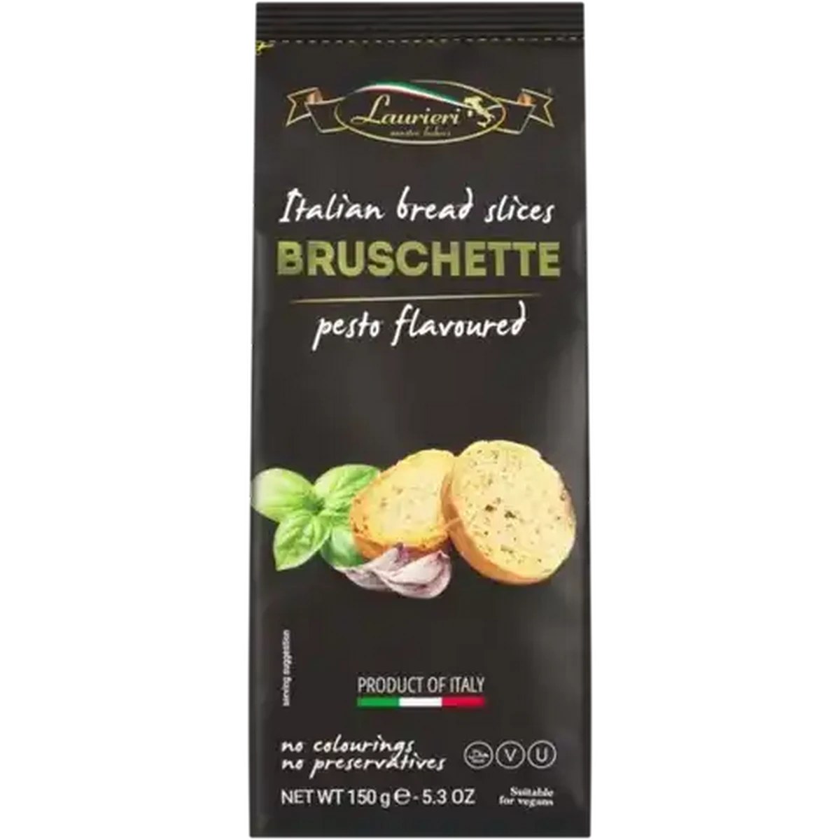 Checkers Sixty60 | Laurieri Pesto Flavoured Bruschette 150g