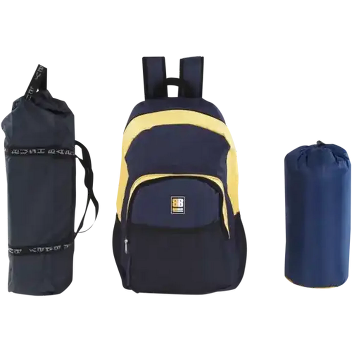 Image of Bush Baby Blue & Yellow 3-In-1 Camping Set 3 Piece