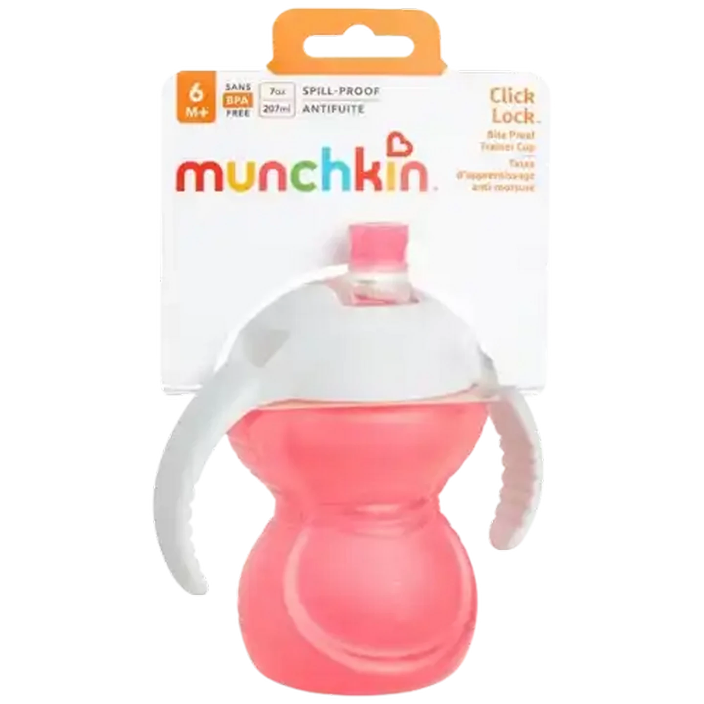 Image of Munchkin Pink Bite Proof Trainer Cup 6 Months+