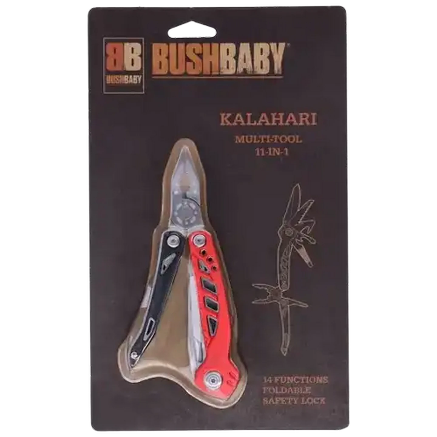 Checkers Sixty60 | Bush Baby Orange Kalahari 11-in-1 Multi-Tool